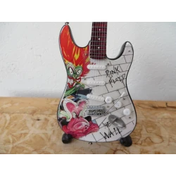 Miniatuur gitaar Fender Stratocaster Pink Floyd