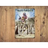 Metal wall sign Iron Maiden - mancave - metal plate