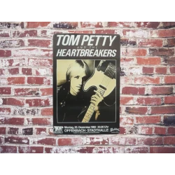 Metalen wandbord Tom Petty and the Heartbreakers - mancave - metal plate