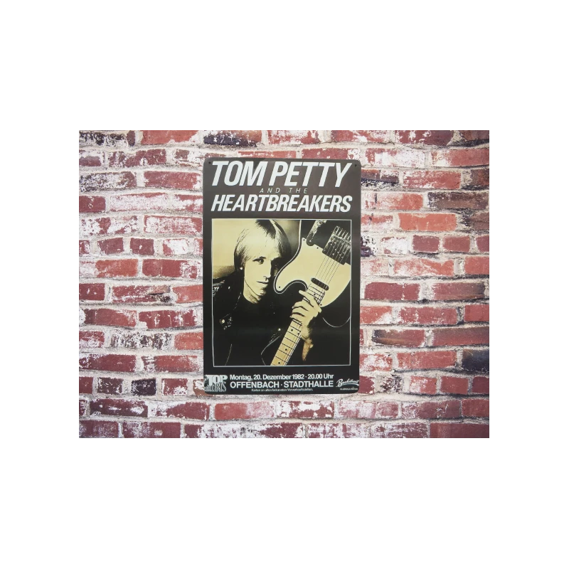 copy of Metal wall sign Tom Petty and the Heartbreakers - mancave - metal plate