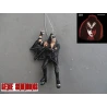Rock Actie figuur / hanger Gene Simmons - KISS - alive version handgeschilderd