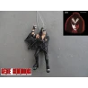 Rock Action figure / pendant Gene Simmons - KISS - alive version hand-painted