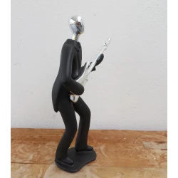 Original figurine decoration abstract sculpture 'GUITARIST' HOME DECO ART