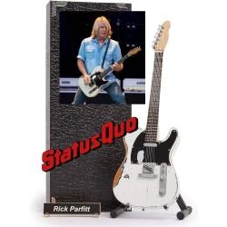 miniatuur gitaar Fender Telecaster Status Quo – Rick Parfitt