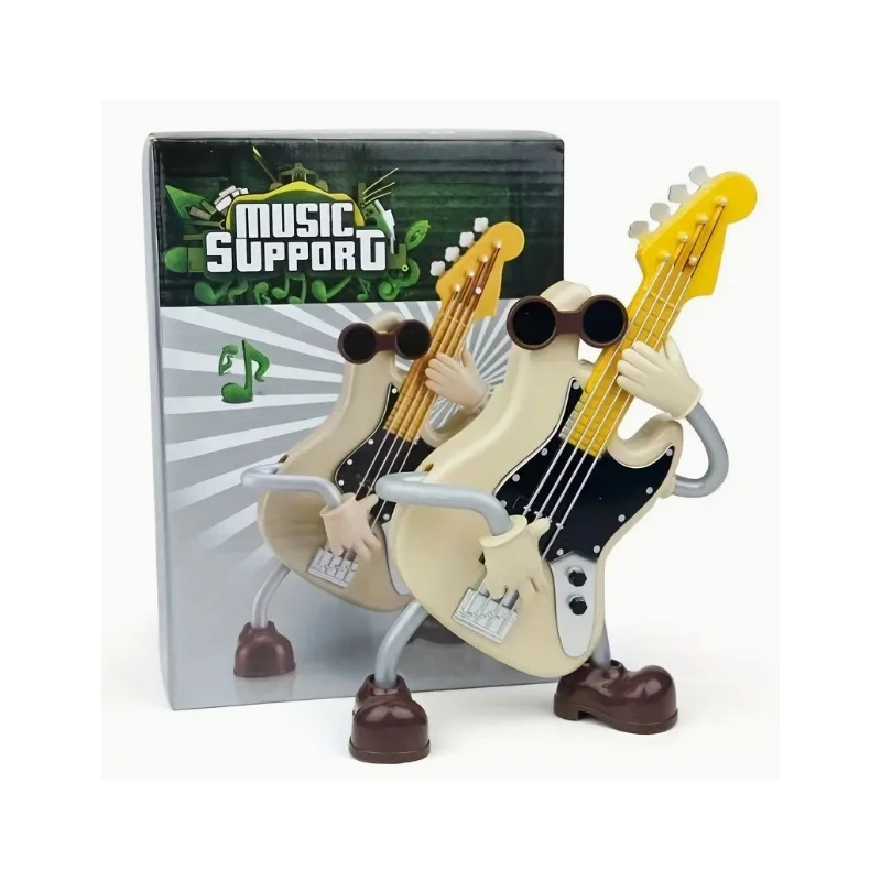 Electric Guitar Bass Music box with movement
