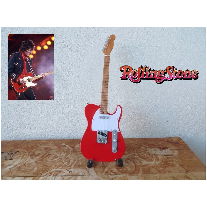 Guitare Fender Telecaster RED ou Ronnie Wood ( Rolling Stones)