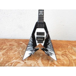 Gitarre Electra Flying V „Death Magnetic“ Tribute James Hetfield -Metallica-