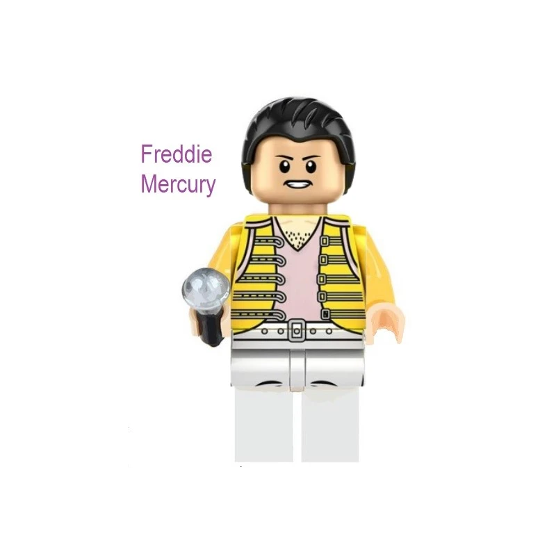 Lego ROCK figure Freddie Mercury QUEEN