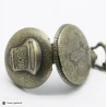 ACDC „Hells Bells“ Bronze-Taschenuhr (Quarzwerk).