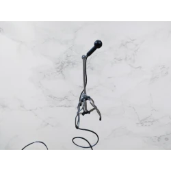 Microphone on regular stand (metal extendable)