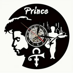 LP KLOK VINYL WANDKLOK PRINCE