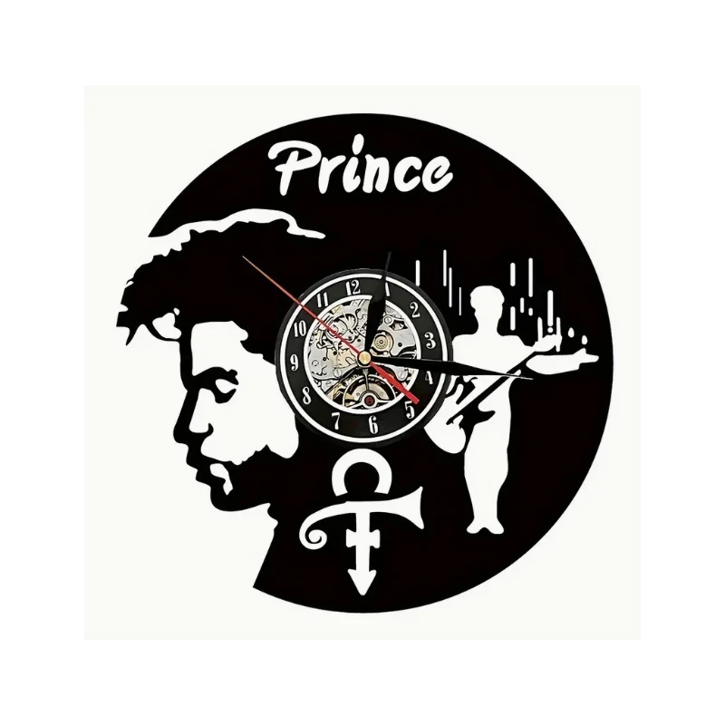 LP CLOCK QUEEN / VINYL WALL CLOCK PRINCE