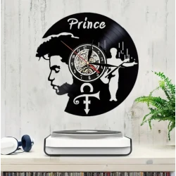 LP CLOCK QUEEN / VINYL WALL CLOCK PRINCE