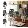 Lampe Robot Microphone, éclairage de décoration en métal Vintage