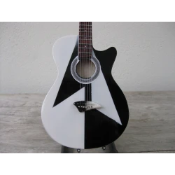 Miniaturgitarre Dean Michael Schenker Performer Black/White