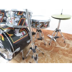 Drum kit by KISS - FACES of the Army - UNIQUE - VERY RARE!