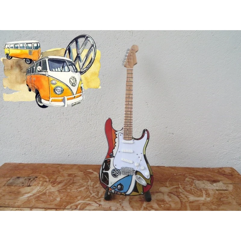 Gitaar Fender Stratocaster "VW T1" ART '50 - '60 Tribute