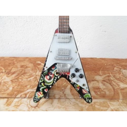 Guitar Jimi Hendrix Gibson Flying V Art Print by Brian Methe