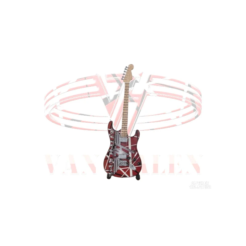 Guitare EVH Fender Stratocaster logo Van Halen