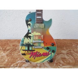 miniatuur gitaar Gibson Les Paul MIAMI Beach 'day' (USA IMPORT) ZELDZAAM
