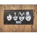 Wandbord KISS (nummerplaat)- Vintage Retro - Mancave - Wand Decoratie - Reclame Bord - Metalen bord