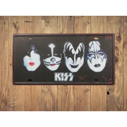 Wall sign KISS (license...