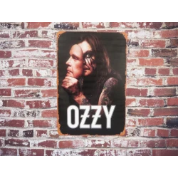 Wall sign John Michael "Ozzy" Osbourne - Vintage Retro - Mancave - Wall Decoration - Advertising Sign