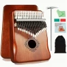 17-Key Perfect Gauntlets (thumb) Piano Mahogany BROWN Kalimba Portable (mahogany flower version)