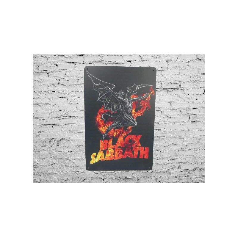 Enseigne murale BLACK SABBATH Vintage Retro - Mancave - Décoration murale