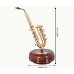 Music Box (speeldoos / muziekdoosje ) Saxofoon
