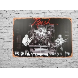 Wall sign RUSH "Concert" - Vintage Retro - Mancave - Wall Decoration - Advertising Sign