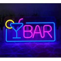 LED Neon Bord "BAR"...