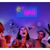 ENSEIGNE AU NÉON LED "BAR" ÉCLAIRAGE DE NUIT / ÉCLAIRAGE D'AMBIANCE