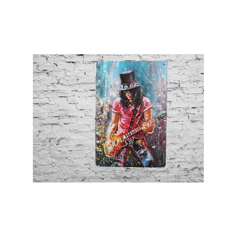 copy of Wandschild SLASH 'Paint Art Artist' - Vintage Retro - Mancave - Wanddekoration - Werbeschild - Metallschild