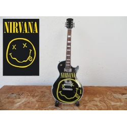 Miniature guitar 'Gibson Les Paul' by Nirvana - Kurt Cobain