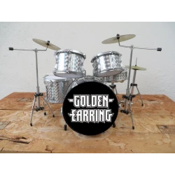 Miniature Drum Kit Golden Earring (LUXURY drum)