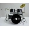 Miniatuur drumstel black / Antraciet RAMMSTEIN - Standaard model -