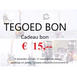 Tegoedbon / cadeaubon / verjaardagsgeschenk