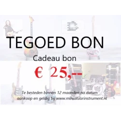 Tegoedbon / cadeaubon / verjaardagsgeschenk (VERZENDKOSTEN WORDEN DIRECT TERUGBETAALD!)