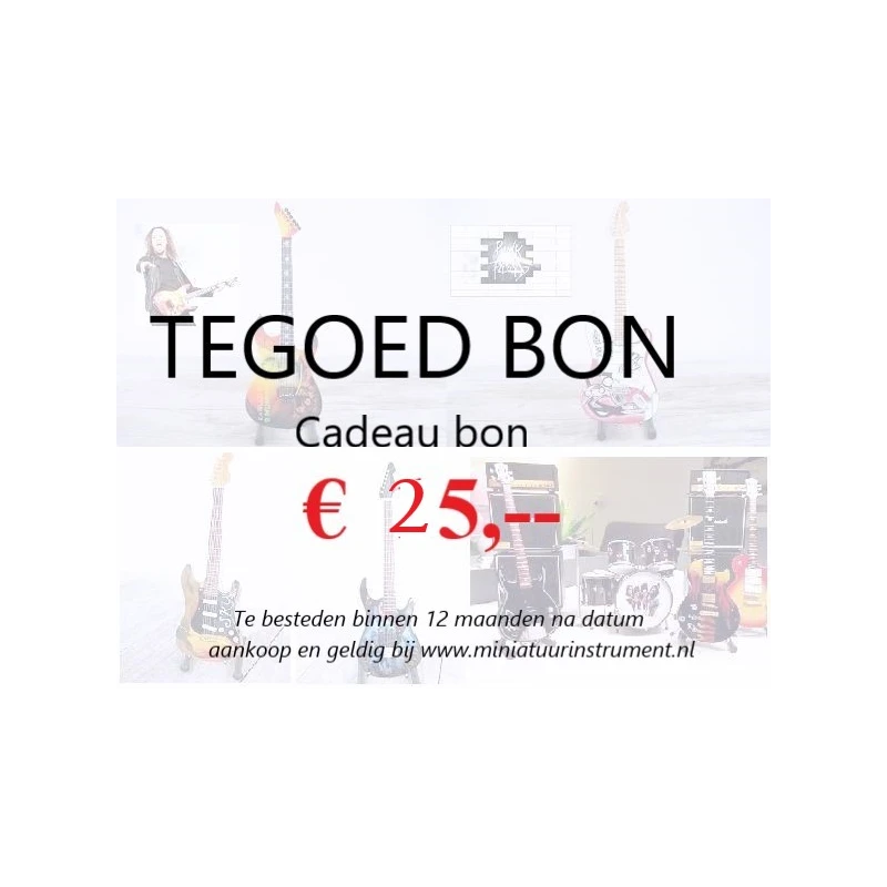 Tegoedbon / cadeaubon / verjaardagsgeschenk (VERZENDKOSTEN WORDEN DIRECT TERUGBETAALD!)