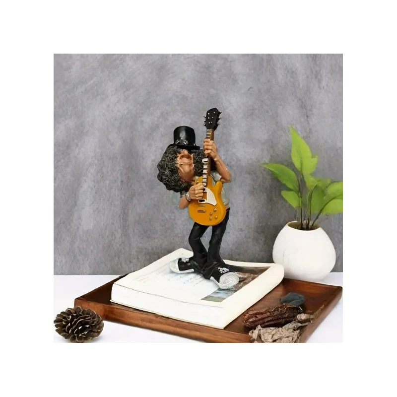 Original Rock band ART Statue figurine GUITARISTE SLASH (Guns & Roses) GNR