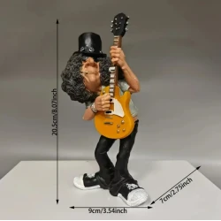 Original Rock band ART Statue figurine GUITARISTE SLASH (Guns & Roses) GNR