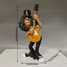 Origineel Rock band ART Statue beeldje GITARIST SLASH (Guns & Roses) GNR