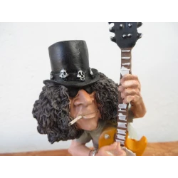 Origineel Rock band ART Statue beeldje GITARIST SLASH (Guns & Roses) GNR