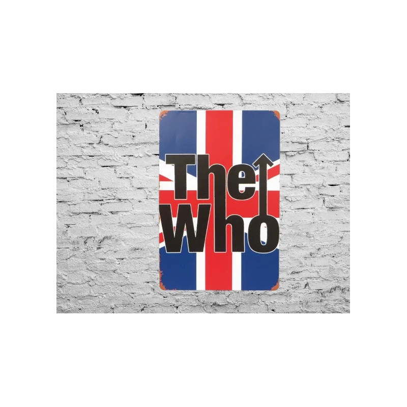 Wall sign THE WHO  Vintage Retro - Mancave - Wall Decoration - Advertising Sign - Metal sign