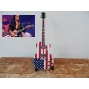 Guitare miniature Gibson Miniature Guitar Joe Perry Aerosmith American Flag