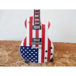 Guitare miniature Gibson Miniature Guitar Joe Perry Aerosmith American Flag